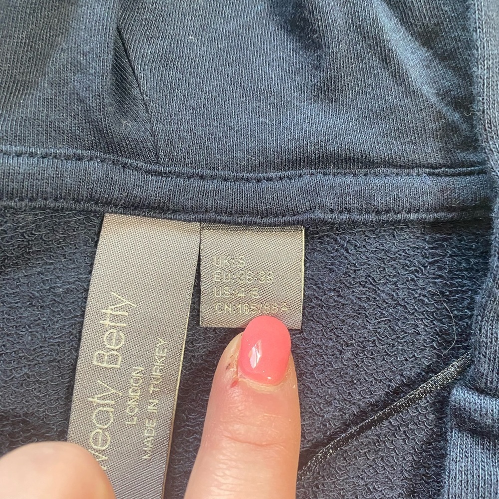 Sweaty Betty After Class Relaxed Hoody in Navy Blue - Picture 7 of 9